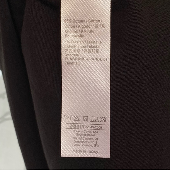 Roberto Cavalli Black yellow blue horse print crewneck short sleeve T-shirt - Picture 13 of 13